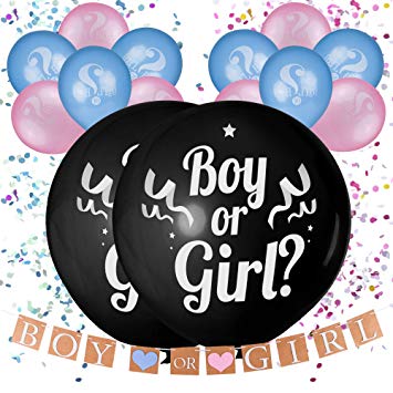 Balloons for gender reveal